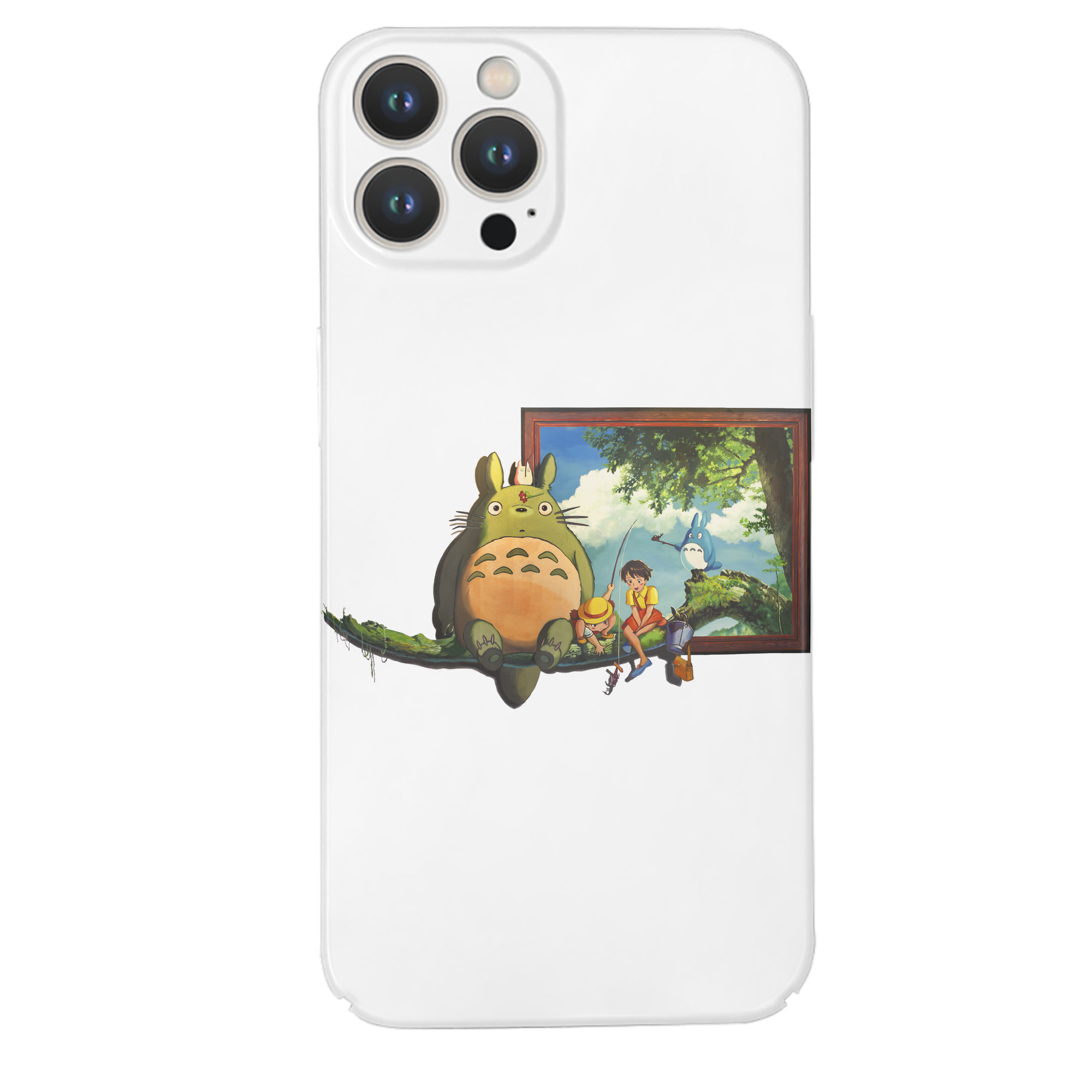 （画像用） となりのトトロ 草壁メイ 草壁サツキ My Neighbor Totoro Satsuki Kusakabe Mei Kusakabe 【iPhone 14シリーズ対応】ハードケース